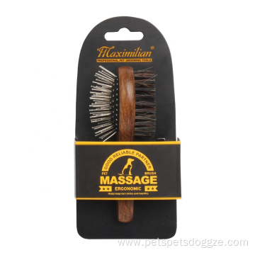 Double Sided Pet Bristle Massage Needle Comb Brush